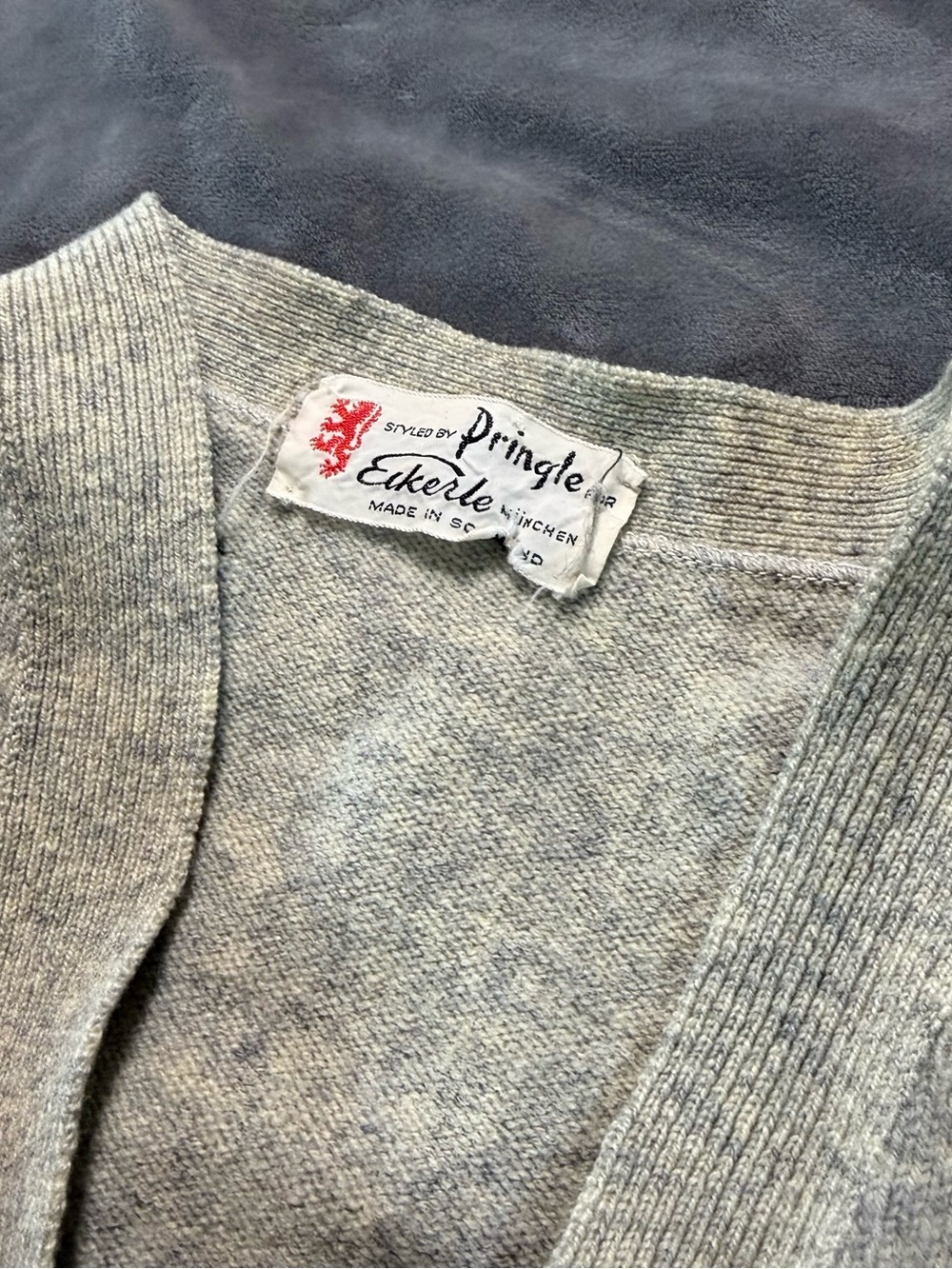 Vintage Pringle Scotland 100% Lambswool Cardigan Vest Men’s XL 46